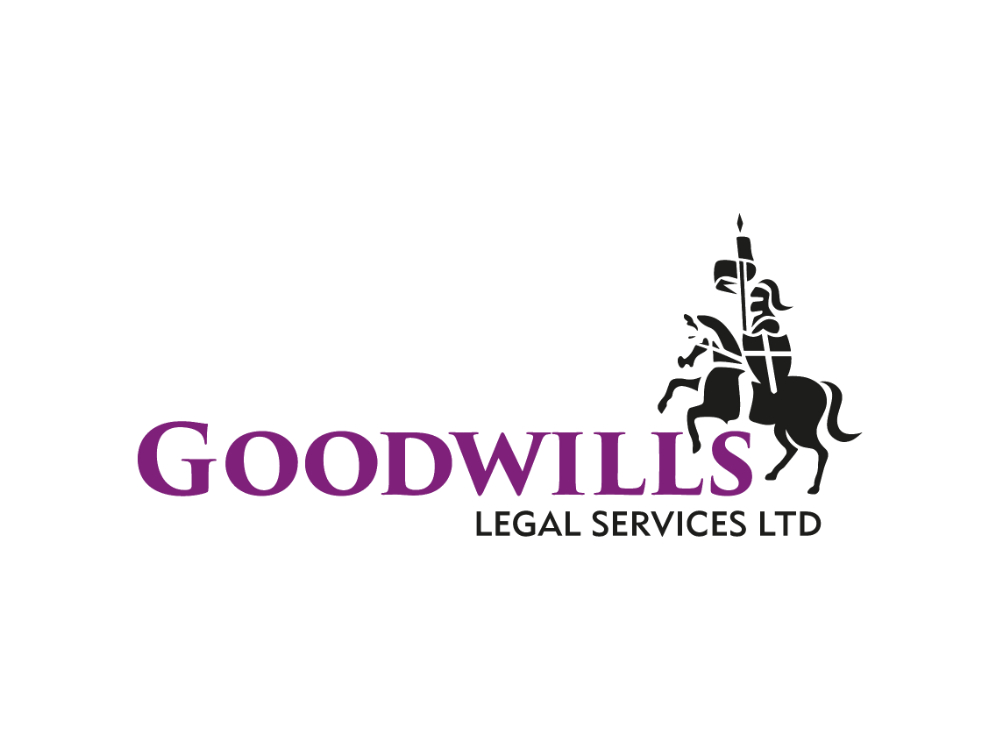 Goodwills Legal Services logo - a knight on horseback providing an ongoing protective strategic plan
